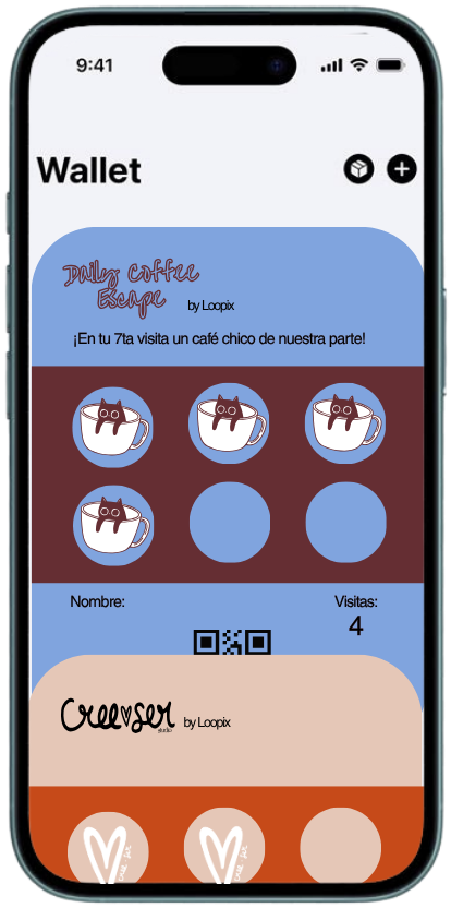 Tarjeta Loopix en Apple Wallet